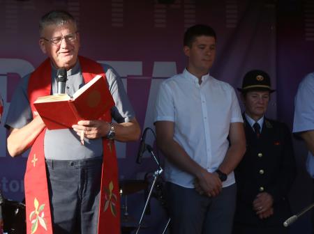 PREVZEM GASILSKEGA VOZILA PGD BEGUNJE 21 FOTO LJUBO VUKELIČ